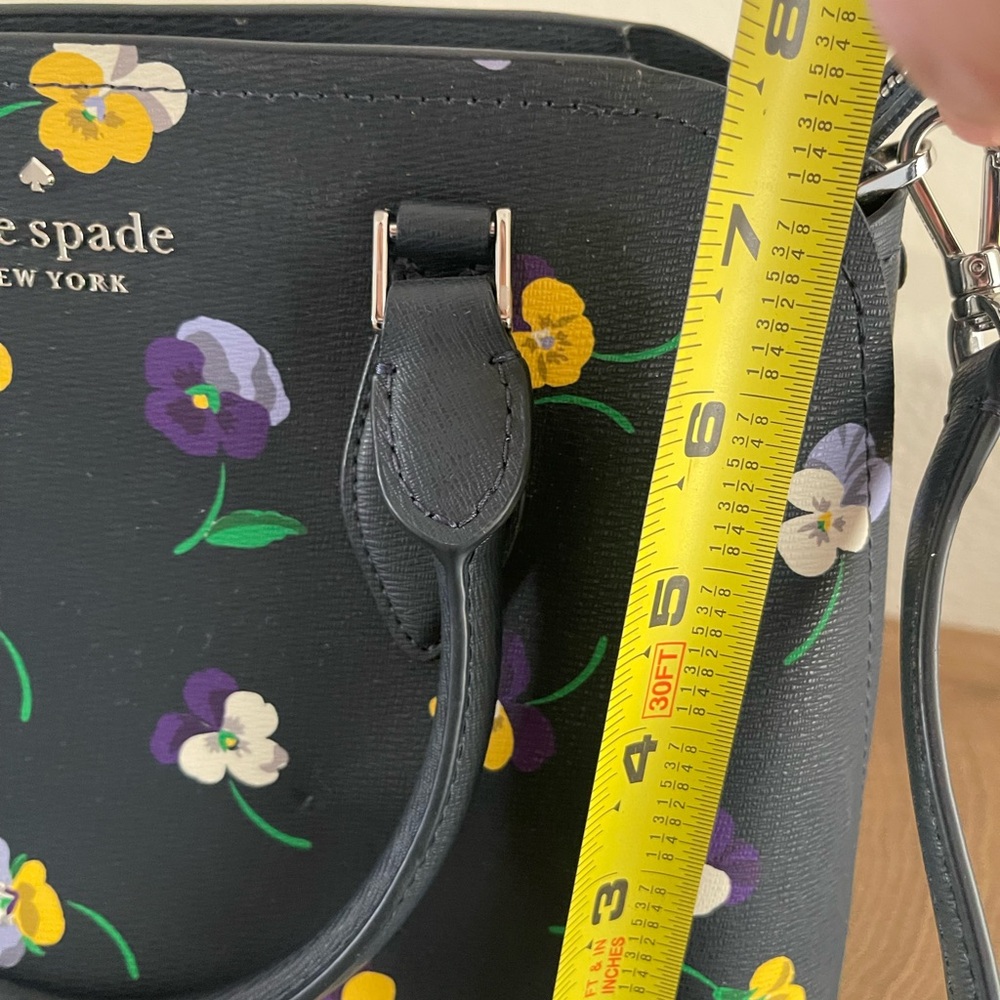 Kate Spade New York Floral Satchel Crossbody Bag + Matching Wallet NWT - Picture 7 of 7